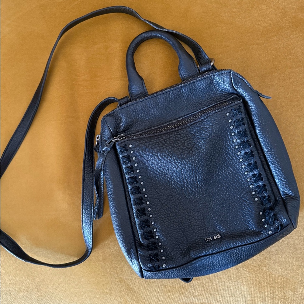 The Sak Loyola Mini Convertible Leather Backpack